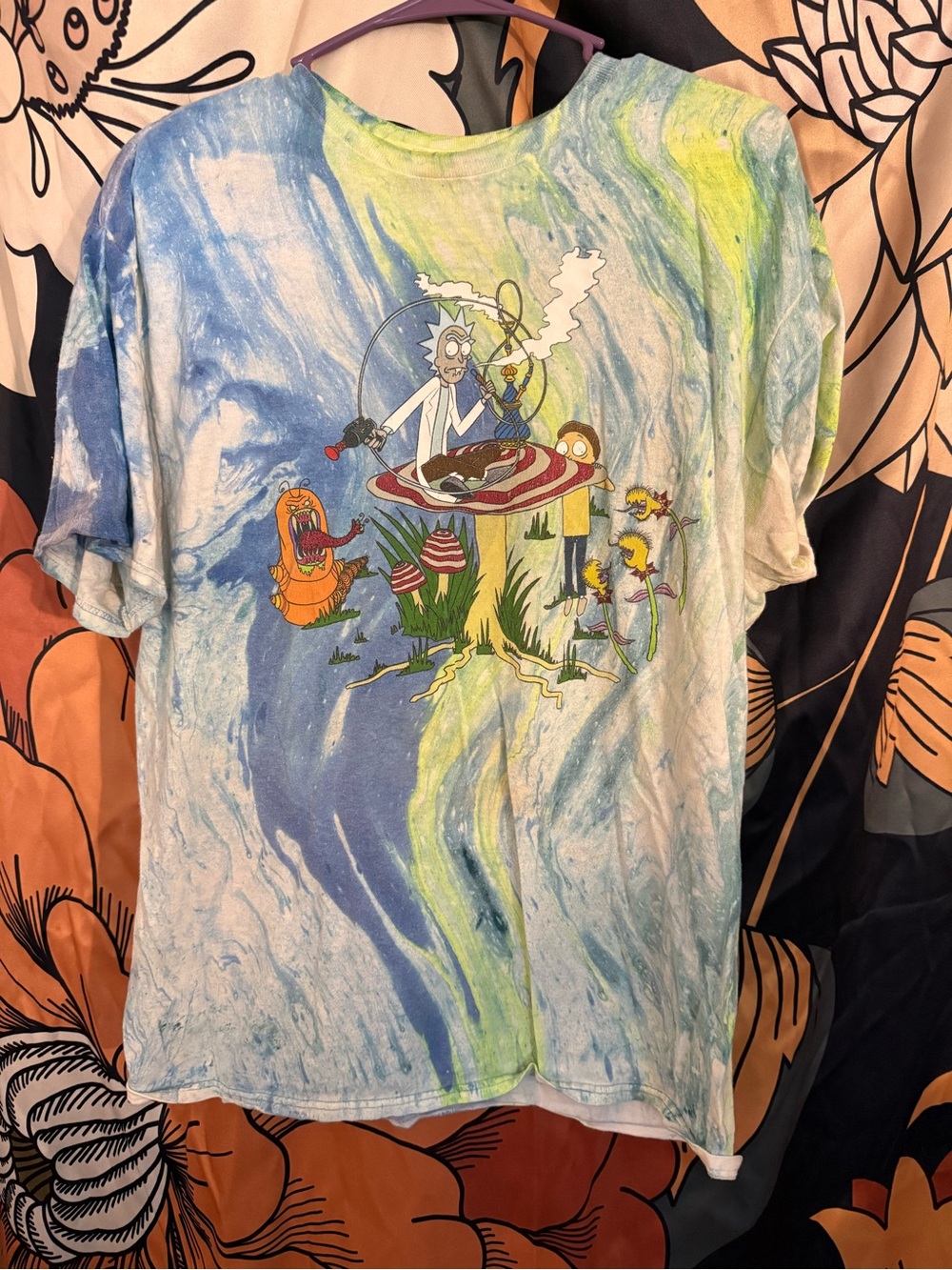 Rick and Morty Tie-Dye Graphic Tee